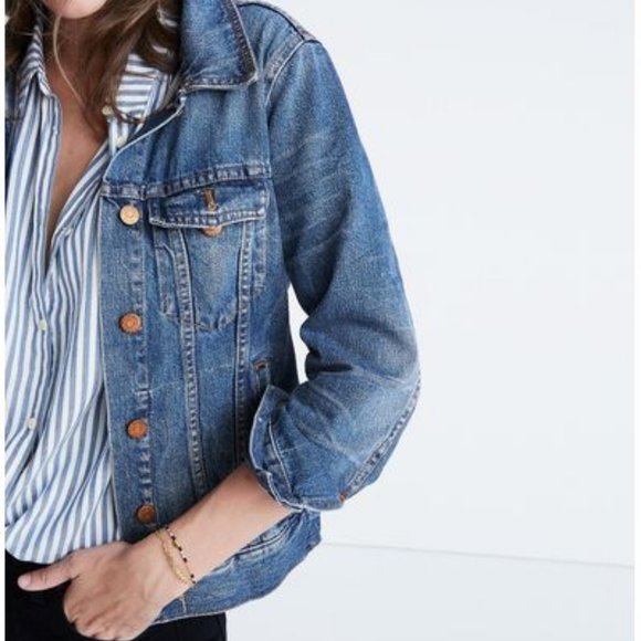 Madewell Jean Jacket in Pinter Wash